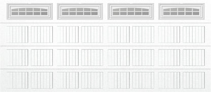 16x7 -  Cascade Short - Clear  With glass - White