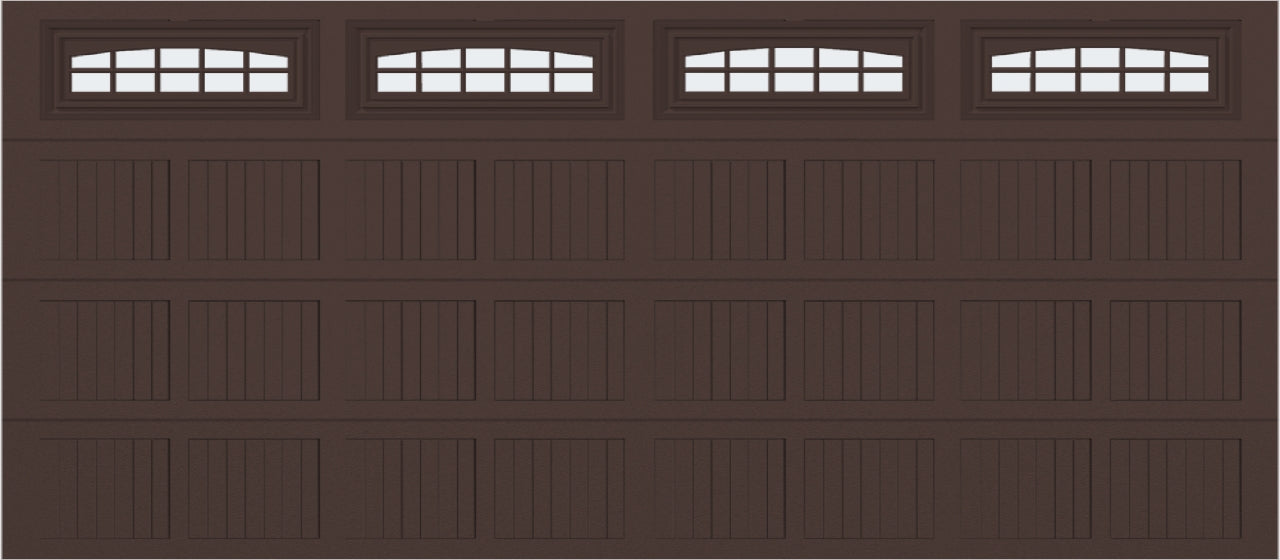 16x7 -  Cascade Short - Frosted  With glass - Brown