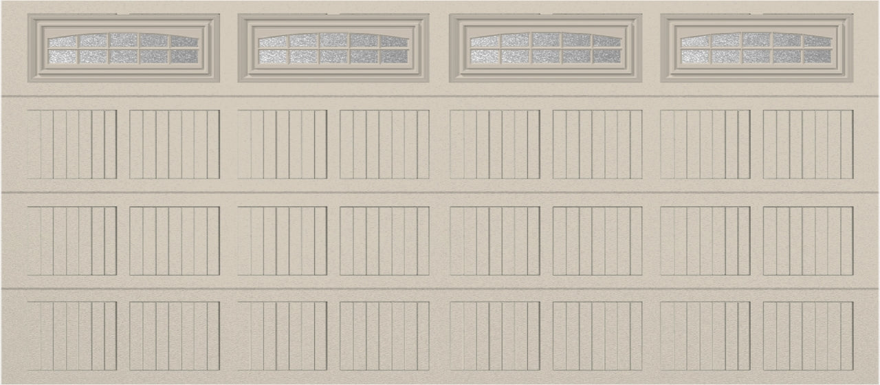 16x7 - Cascade - Obscure With glass - Almond