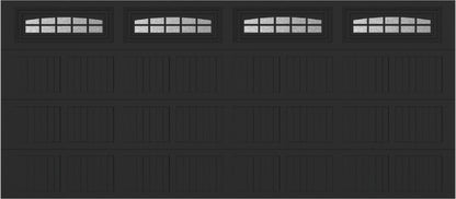 16x7 -  Cascade - Obscure With glass - Black