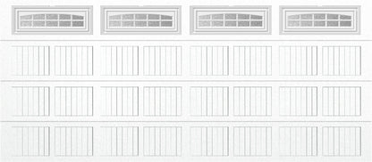 16x7 -  Cascade - Obscure With glass - White