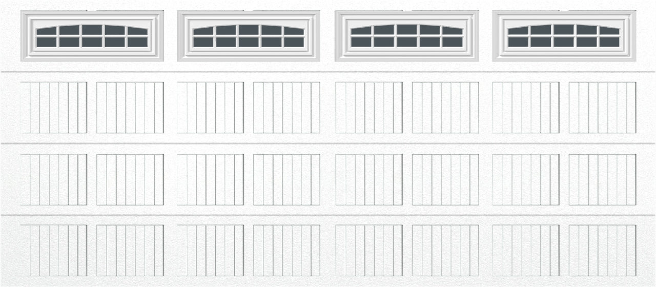 16x7 -  Cascade - Tinted - With glass - White