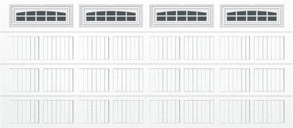 16x7 -  Cascade - Tinted - With glass - White