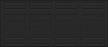 16x7 - No glass Long - Black