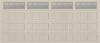 16x7 - Clear -  Stockton With glass Long Long - Almond