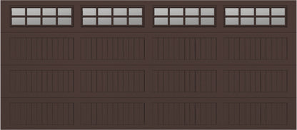 16x7 - Clear -  Stockton With glass Short - Brown