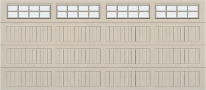 16x7 - Frosted - Long - Stockton With glass Long - Almond.