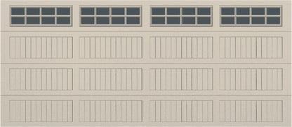 16x7 -  Tinted - Long Stockton With glass - Almond