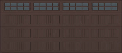 16x7 -  Tinted - Long Stockton With glass - Brown