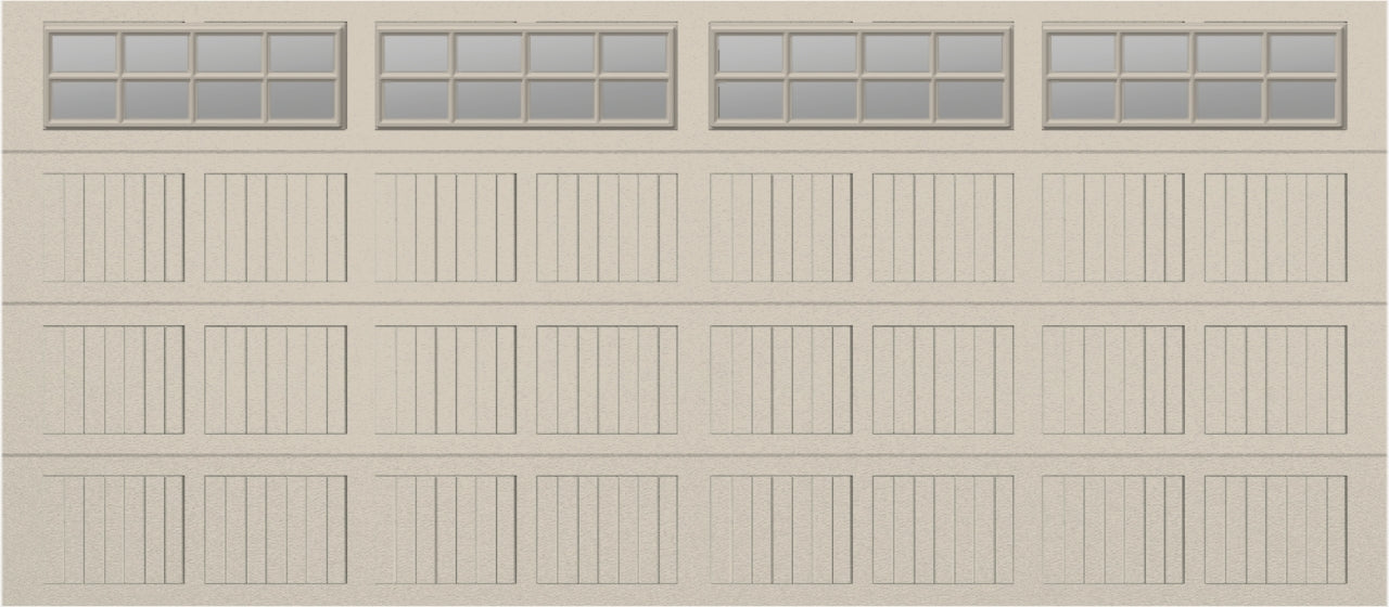 15x7 - Clear -  Stockton With glass Long Short - Almond