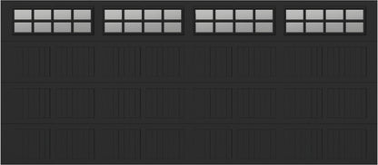 15x7 - Clear -  Stockton With glass Short - Black