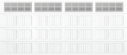 15x7 - Clear -  Stockton With glass Short - White
