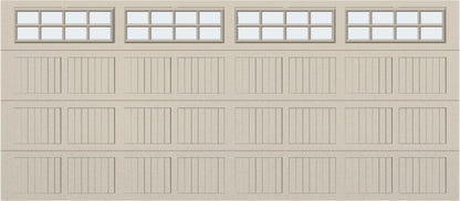 16x7 - Frosted -  Stockton With glass - Almond