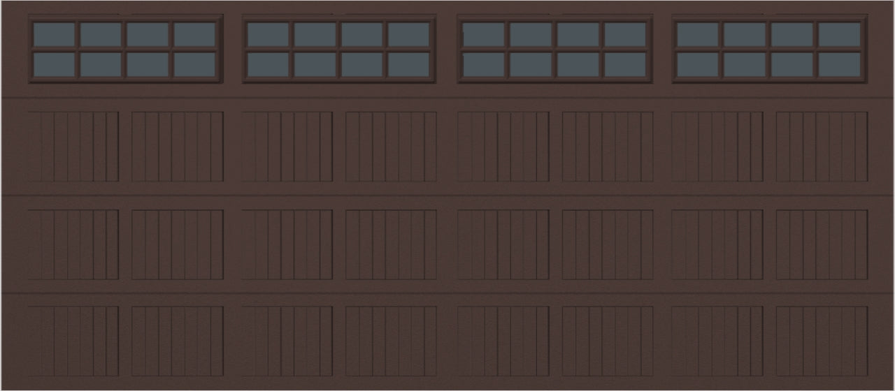 16x7 -  Tinted- Stockton With glass - Brown