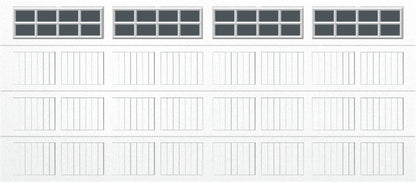 16x7 -  Tinted- Stockton With glass - White