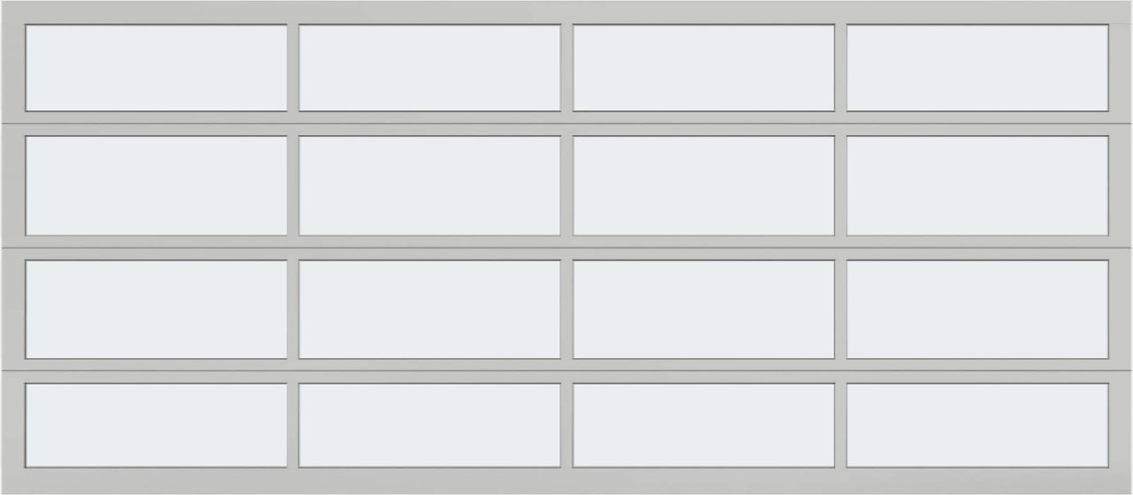 16'x7' Window - Aluminum - Clear - Frosted