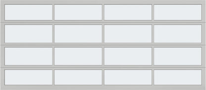 16'x7' Window - Aluminum - Clear - Frosted