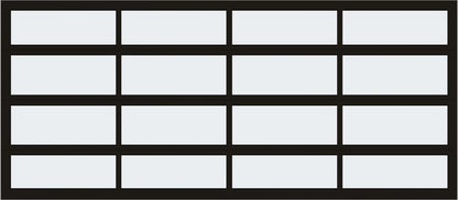 16'x7' Window - Aluminum - Dark Bronze - Frosted