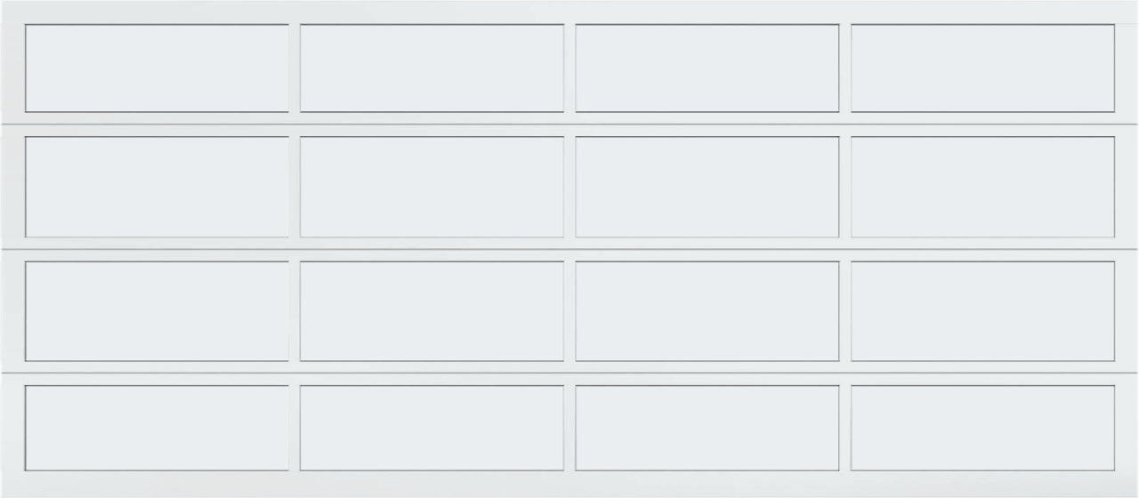 16'x7' Window - Aluminum - White - Frosted