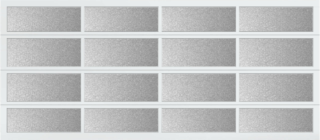 16'x7' Window - Aluminum - White - Obscure