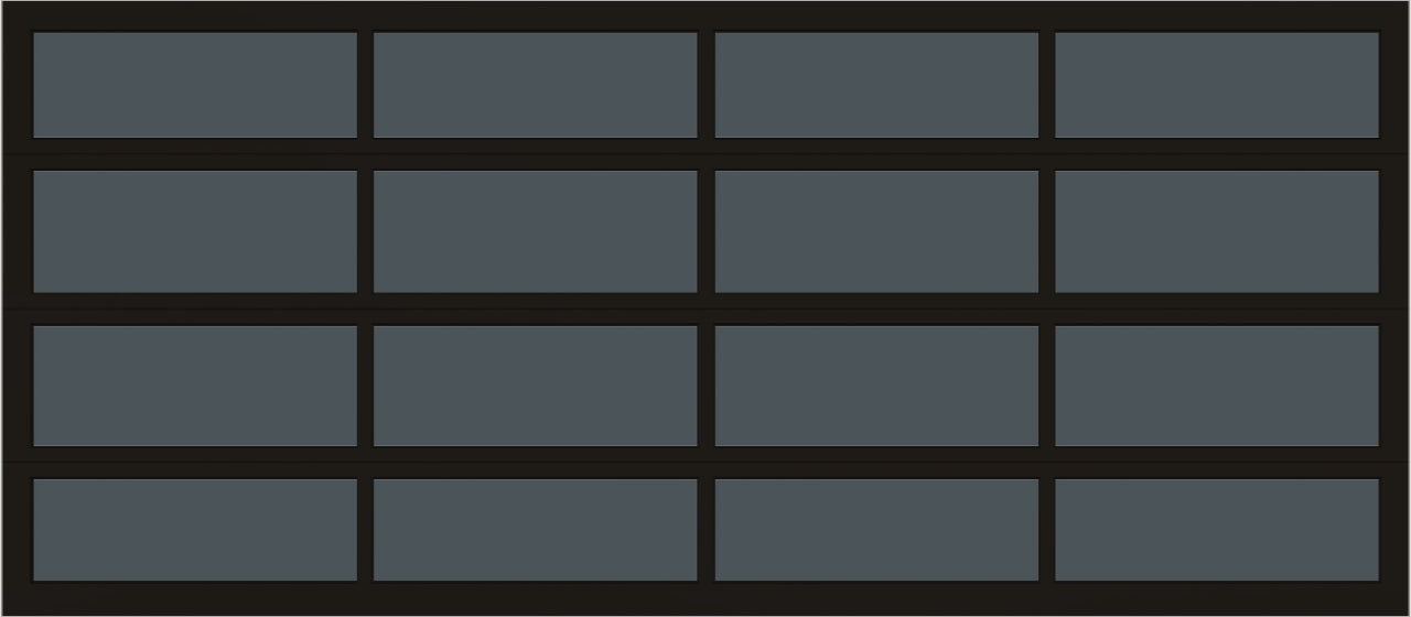 16'x7' Window - Aluminum - Dark Bronze - Tinted 