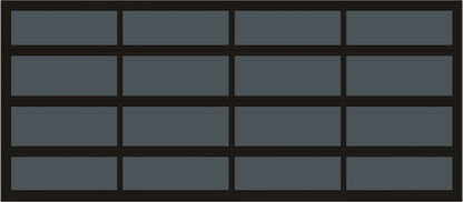 16'x7' Window - Aluminum - Dark Bronze - Tinted 