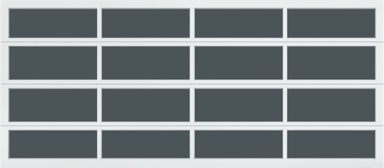 16'x7' Window - Aluminum - White - Tinted 