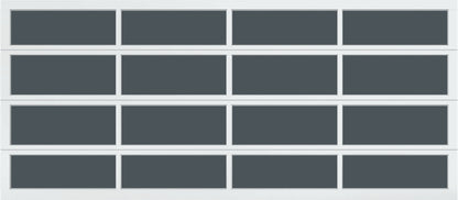 16'x7' Window - Aluminum - White - Tinted 