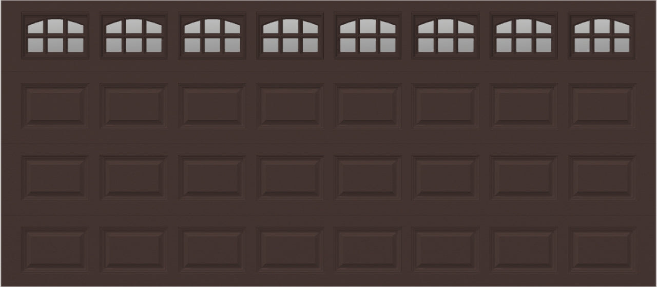 16x7 -  Cascade Short - Clear  With glass - Brown