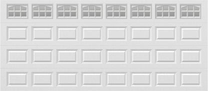 16x7 -  Cascade Short - Clear  With glass - White