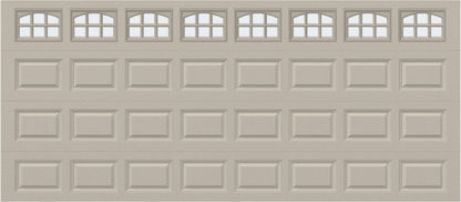 16x7 -  Cascade Short - Frosted  With glass - Almond