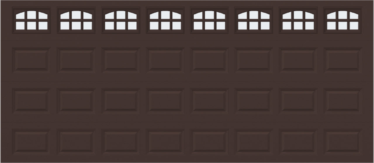 16x7 -  Cascade Short - Frosted  With glass - Brown