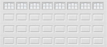 16x7 -  Cascade Short - Frosted  With glass - White