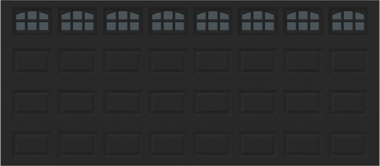 16x7 -  Cascade - Tinted - With glass - Black