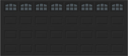 16x7 -  Cascade - Tinted - With glass - Black