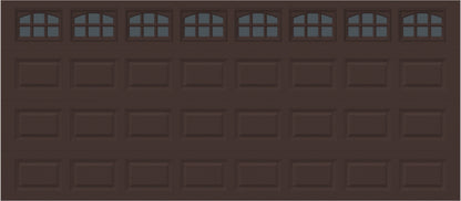 16x7 -  Cascade - Tinted - With glass - Brown