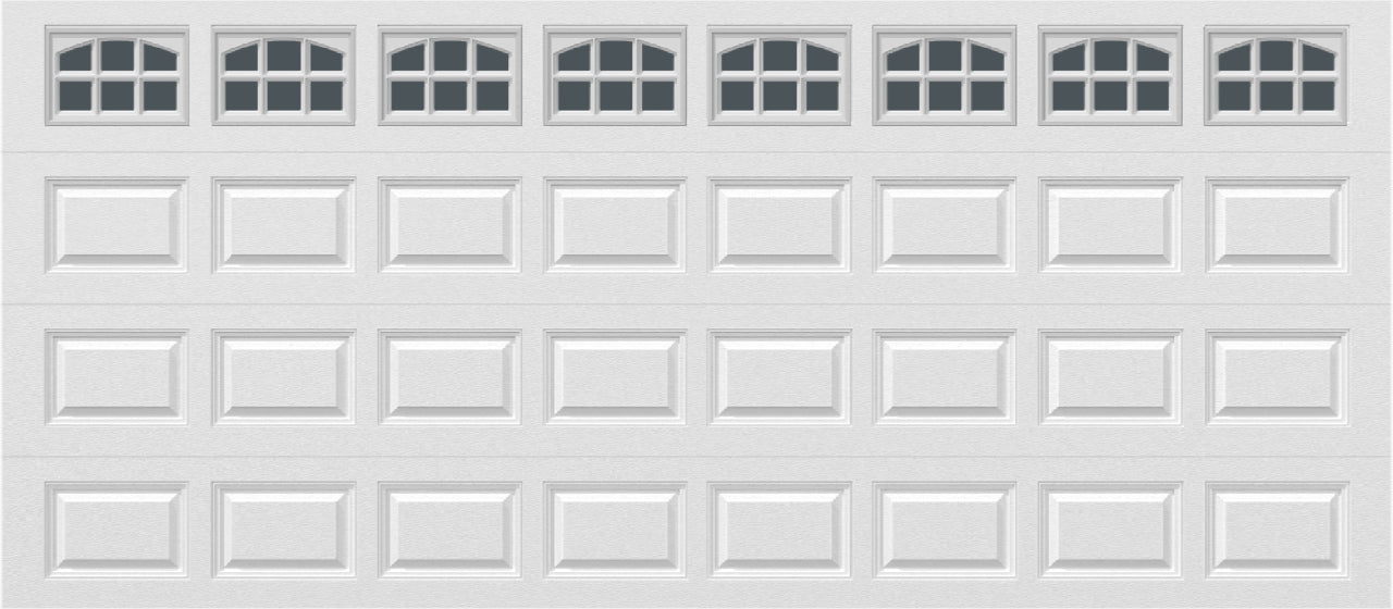 16x7 -  Cascade - Tinted - With glass - White