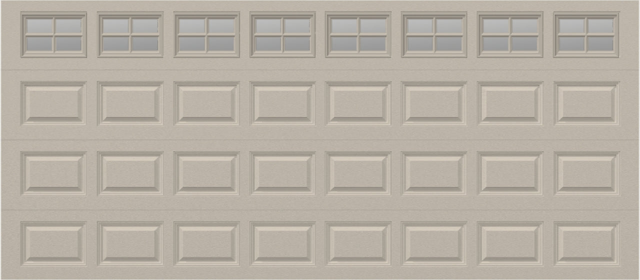 16x7 - Clear -  Stockton With glass Long Short - Almond