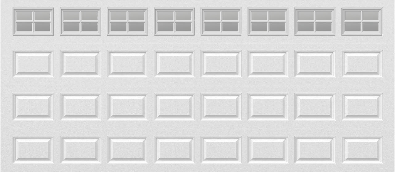 16x7 - Clear -  Stockton With glass Short - White