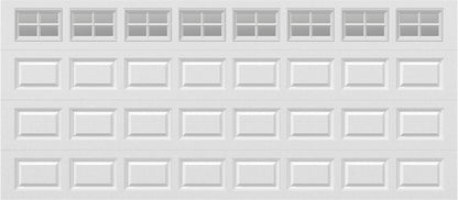 16x7 - Clear -  Stockton With glass Short - White