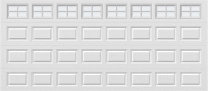 16x7 - Frosted -  Stockton With glass - White