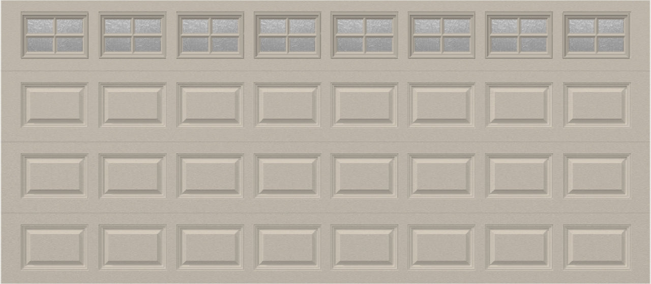 16x7 -  Obscure- Stockton With glass - Almond.