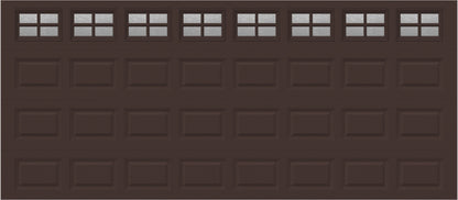 16x7 -  Obscure- Stockton With glass - Brown.