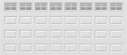 16x7 -  Obscure- Stockton With glass - White.