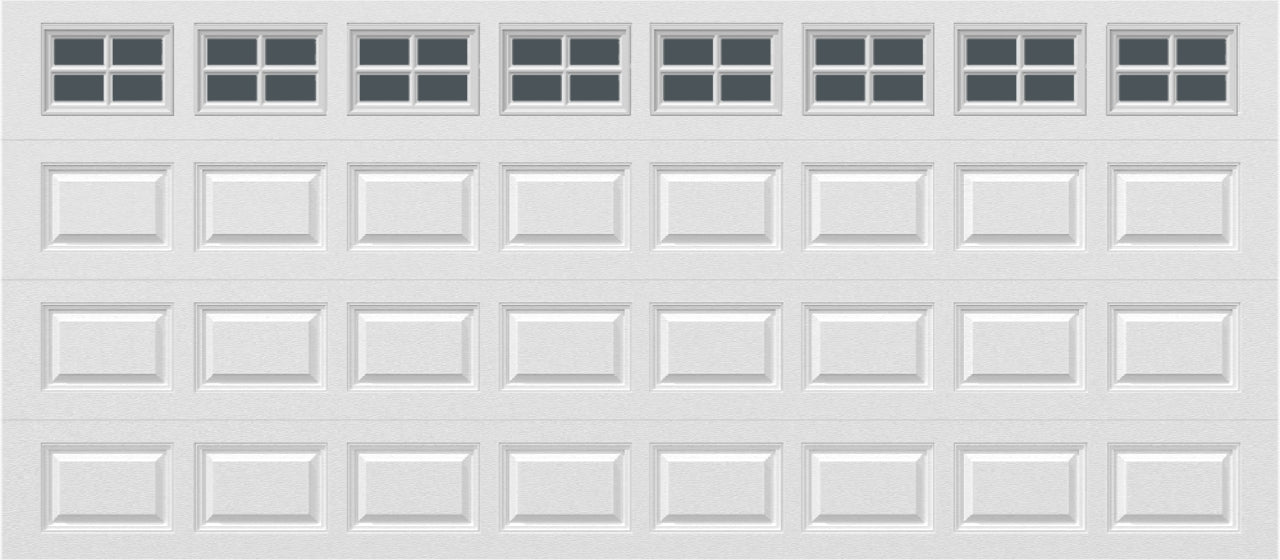 16x7 -  Tinted- Stockton With glass - White