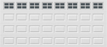 16x7 -  Tinted- Stockton With glass - White