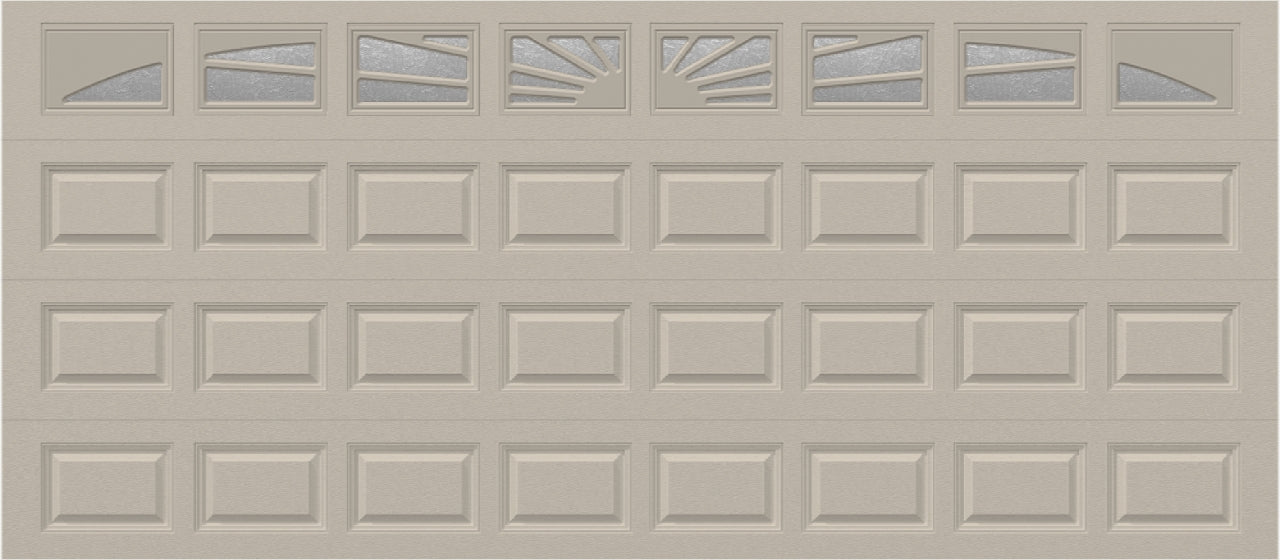 16x7 - Sunburst - Obscure - With glass Long - Almond