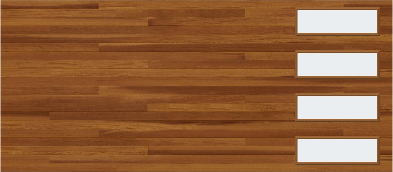 16x7 Window - Cedar Right - Frosted