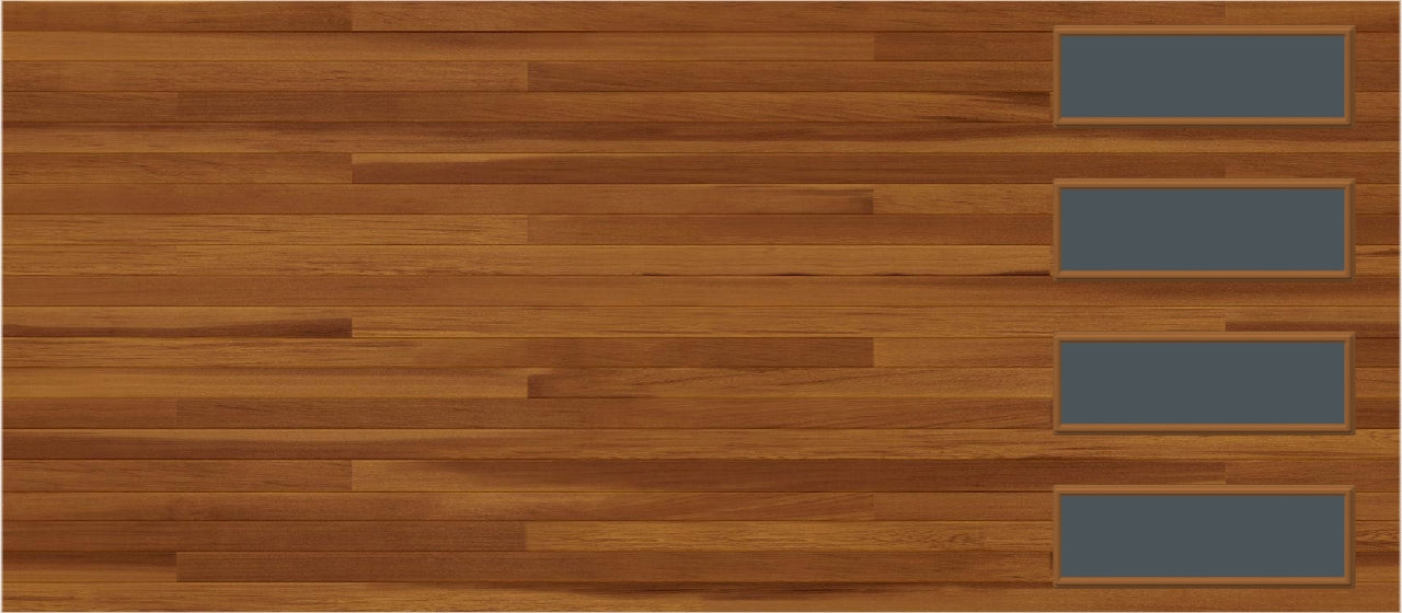 16x7 Window - Cedar Right - Tinted