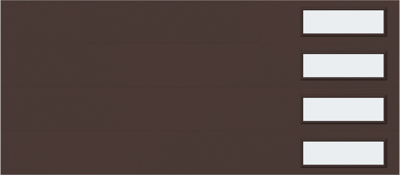 9'x7' Window - Skyflush Right  - Brown - Frosted